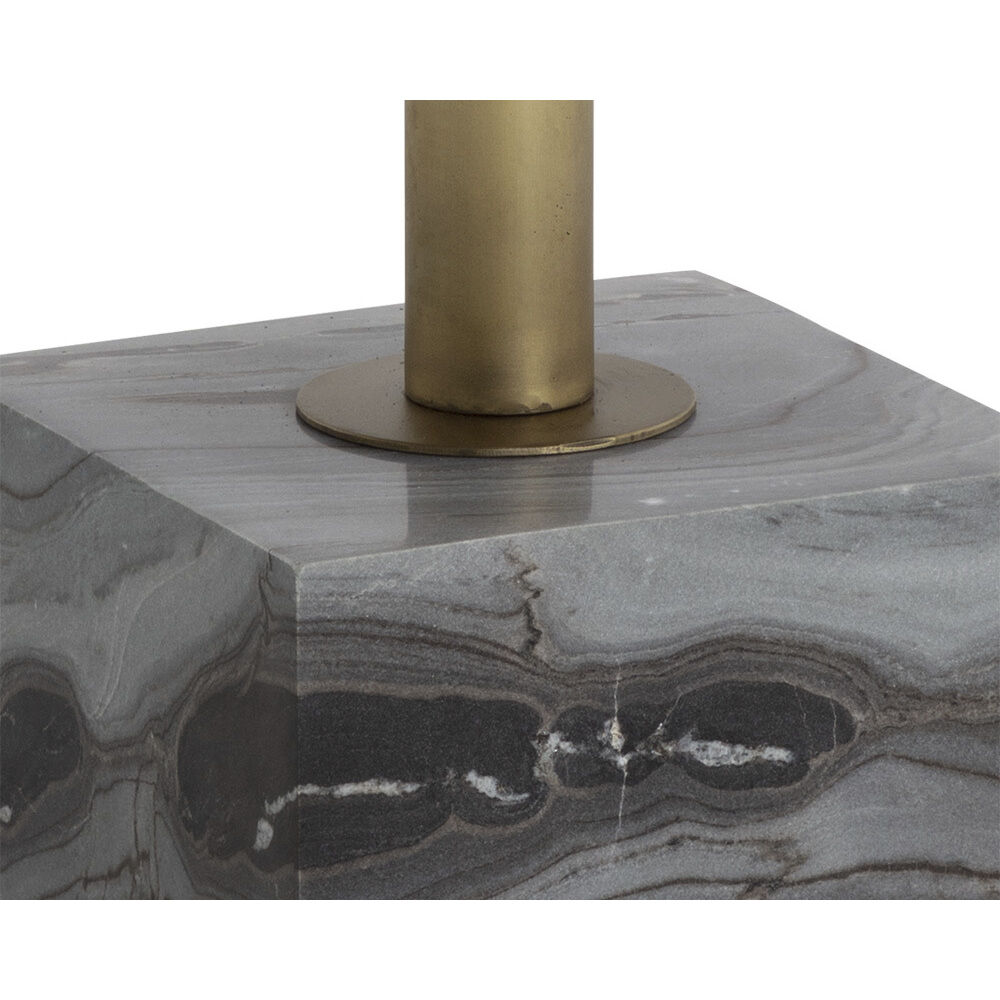 Kata Grey Marble Bar Table